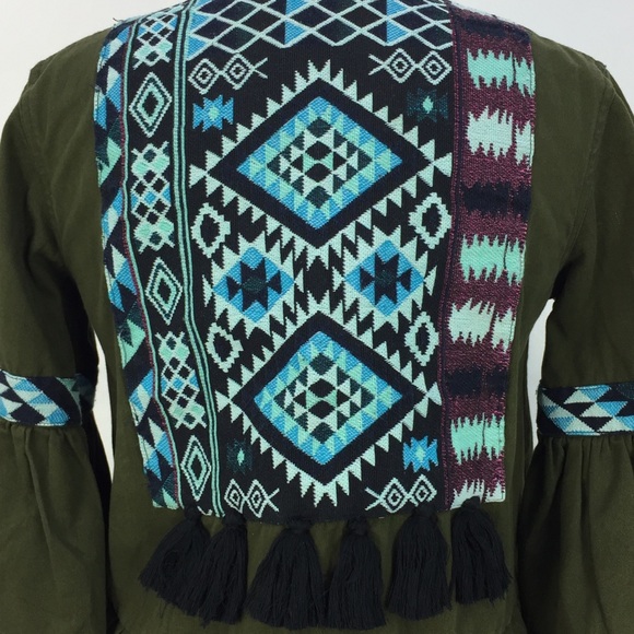 Beautiful Stories GR Fringe INKA UTIL Jacket, XS - Picture 4 of 7